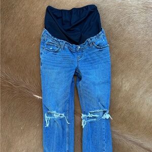 Abercrombie & Fitch Maternity Ankle Straight Jeans